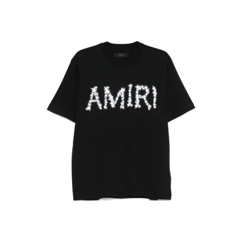 AMIRI Мужские черные футболки