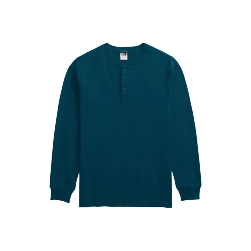 THE NORTH FACE Мужской Waffle Long Sleeve Henley Свитшот Мужской Зеленый