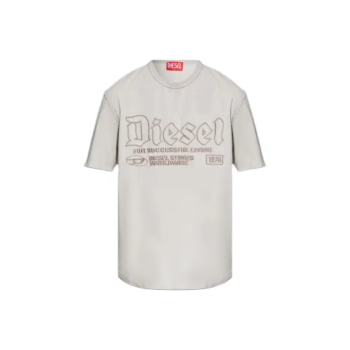 DIESEL Серый Мужской T-Рубашки