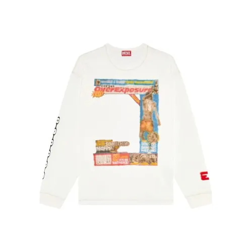 DIESEL Белая Мужская T-Рубашка