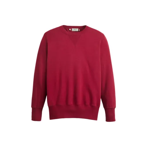 Levis Red Men's Sweatshirts Левис Красный Мужские Толстовки