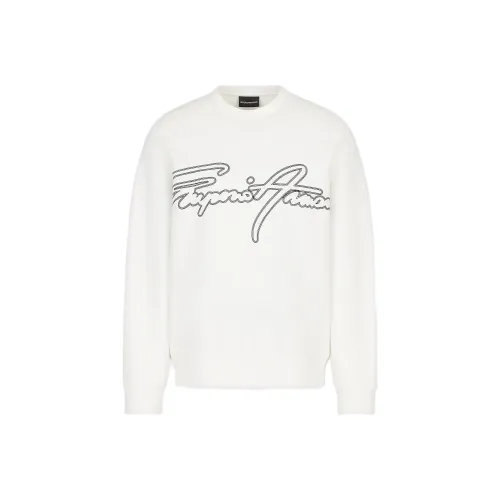 EMPORIO ARMANI Свитшот Мужской Белый