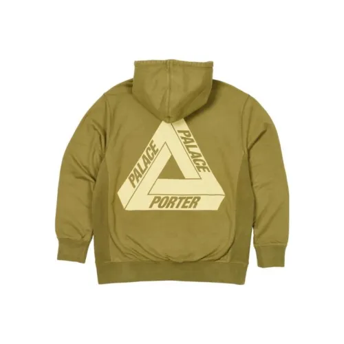 PALACE x PORTER Камея коричневая Желтый Унисекс Толстовки