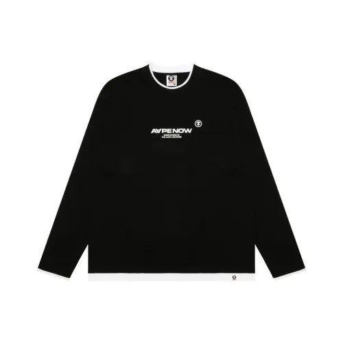 AAPE Черные Мужские T-Рубашки