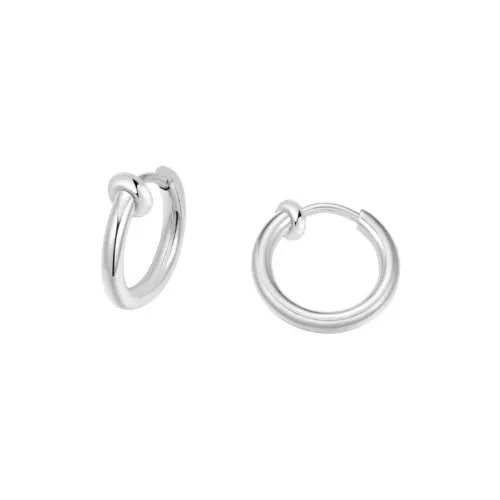 PEACE CAT Титановая сталь Нижняя заколка Серьги On Унисекс