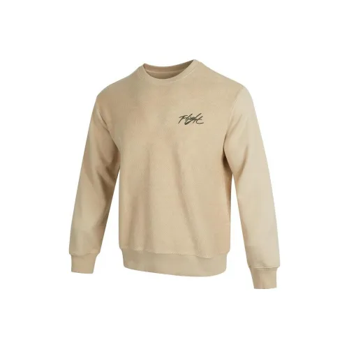 Jordan Flight Бежевый Желтый Мужской Свитшот