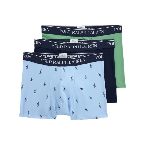 Polo Ralph Lauren Мужское нижнее белье 3 упаковки морской синий счастливый фрукт цвета синий