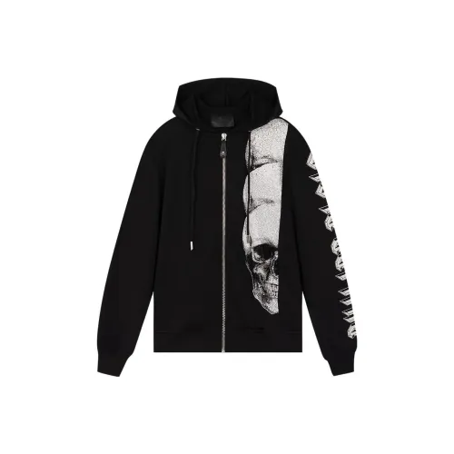 PHILIPP PLEIN Мужские черные свитшоты