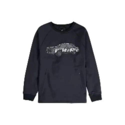 BURTON X RUN DMC Co Подпись Черный Мужской Свитшот