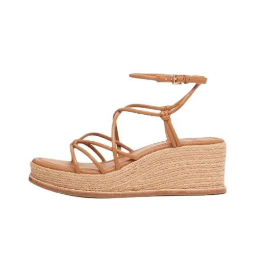 PAIGE Julia Wedge one Ремень Сандалии 6,5 см Женские Желтые