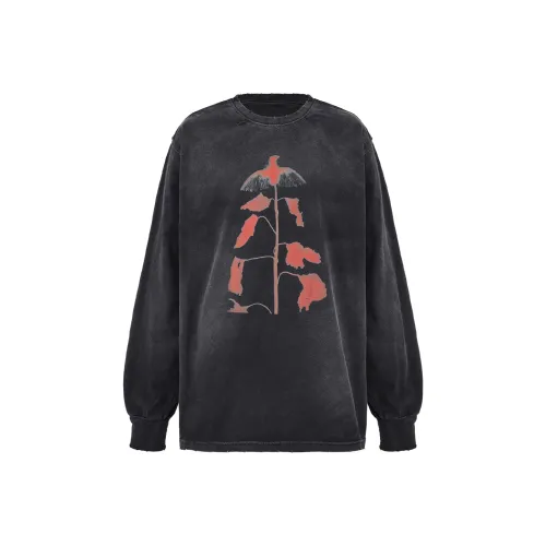 UNDERWATER Базовый слой Длинный рукавов Унисекс Пыльно-черный