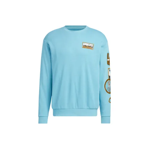 ADIDAS NEO Винтажный синий Унисекс Свитшоты