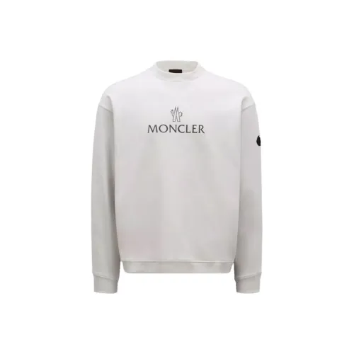 MONCLER Белый Мужской Свитшот