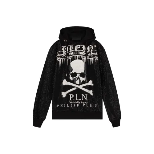PHILIPP PLEIN Мужские черные свитшоты