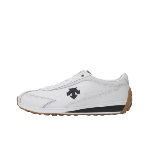 DESCENTE Common Croncracer Slip-resistant Abrasion-resistant Low Top Casual Shoes Unisex White DESCENTE Common Croncracer Противоскользящий Устойчивый к истиранию Низкий Топ Повседневная Обувь Унисекс Белый