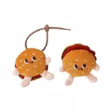 Брошь в виде гамбургера