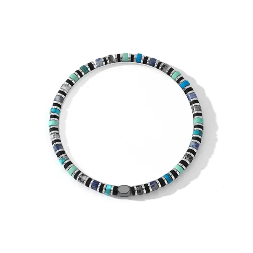 CIROCCO Нержавеющая сталь Гематитовые браслеты Мужской