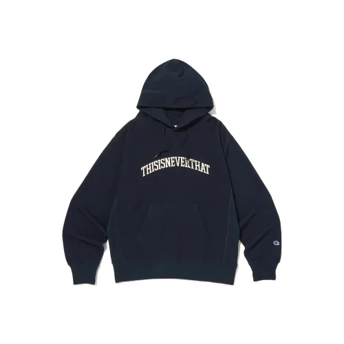 Champion x thisisneverthat Толстовка Унисекс Темно-синий