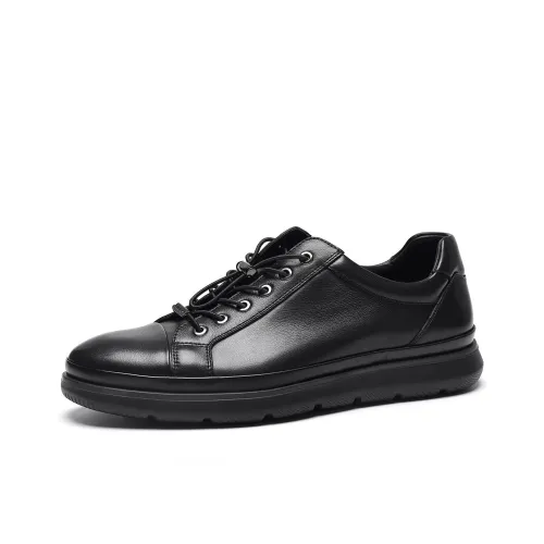 ELLE HOMME Низкие кроссовки для скейтбординга Мужские Черные