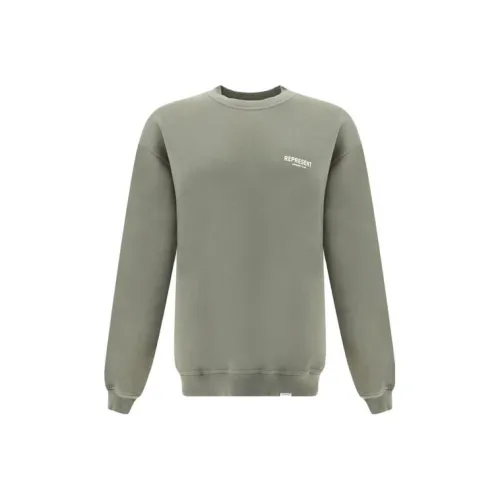 REPRESENT Зеленый Мужской Свитшот