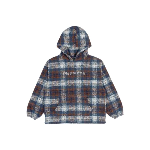 PLEASURES Коричнево-синий Унисекс Свитшоты