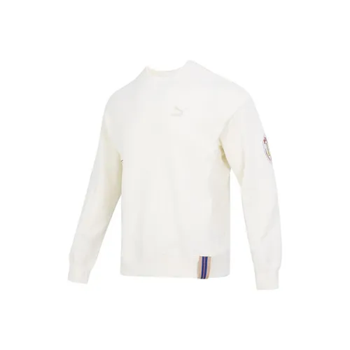 PUMA TEAM BADGE Экрю Мужские Толстовки