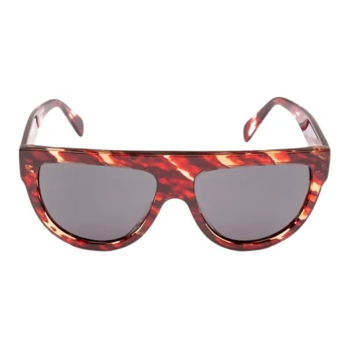 CELINE Ацетат Aviator Солнцезащитные очки Женские Красные