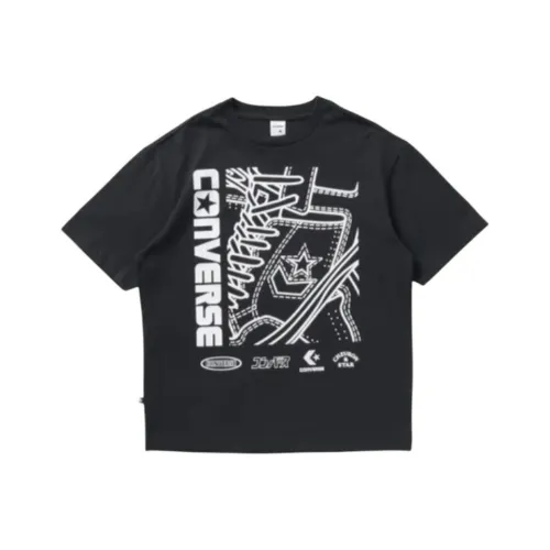 Конверс Weapon CV Zoom Graphic T Рубашка Мужская Черная