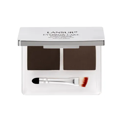 LANSUR Lancaster Серебряный Глянцевый Мягкий Пудра для Бровей Легко Смесь 4г