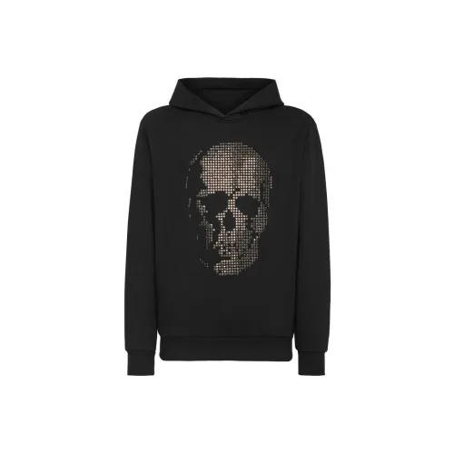 PHILIPP PLEIN Мужские черные свитшоты
