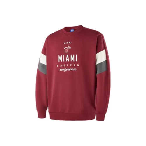 NBA Miami Heat Темно-красные Унисекс Свитшоты