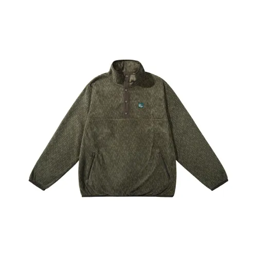 Penfield Оливково-зеленый Унисекс Свитшоты