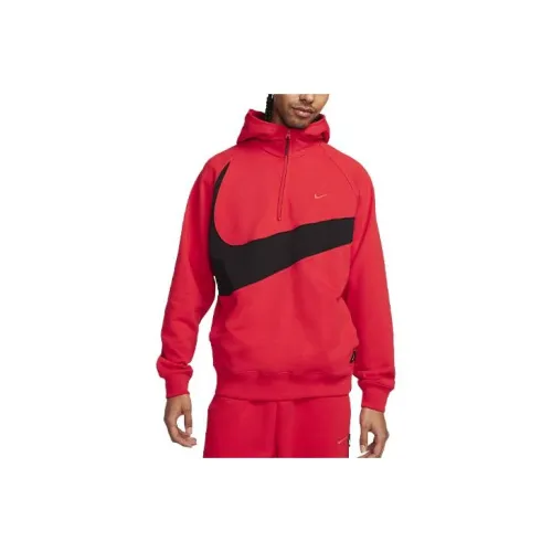 Nike Red Men's Hoodies Найк Красный Мужские Толстовки