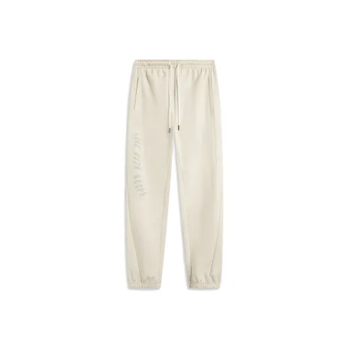 LINING Basketball Collection Вязаные тренировочные штаны мужские Фотиния светло-серый