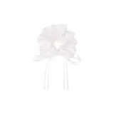 Белая лента, резинка для волос