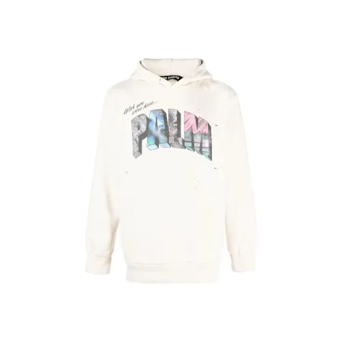 PALM ANGELS SS23 Толстовка Мужской Экрю