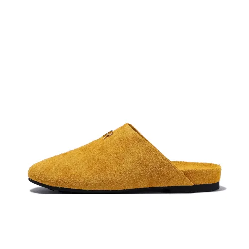BELLALILY Устойчивые к истиранию домашние тапочки для женщин земляной желтый
