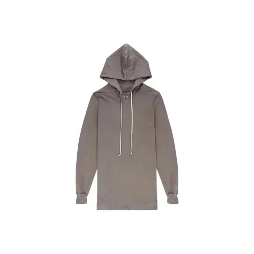 RICK OWENS совместный бренд Земляной серый Мужские Свитшоты