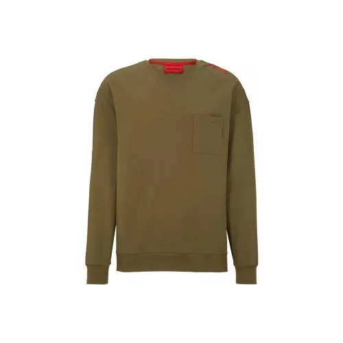 Hugo Boss SS23 Толстовка Мужской Зеленый