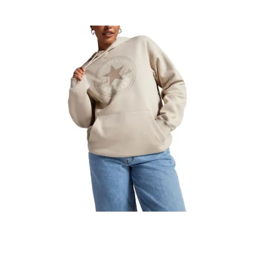Конверс GO TO All Star Patch Стандартная посадка Флис Пуловер Толстовка Толстовка Унисекс Хаки