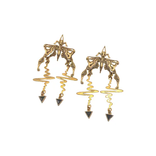 RESETSOUL Серьги из стерлингового серебра 925 пробы женские золотые