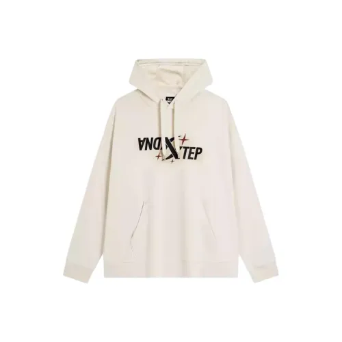 XTEP Толстовка Унисекс Хлопок Белый