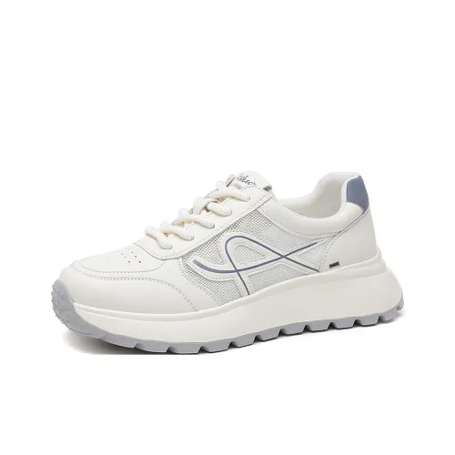 King Jinmai визуально увеличивает рост Низкий Топ Повседневный Женский