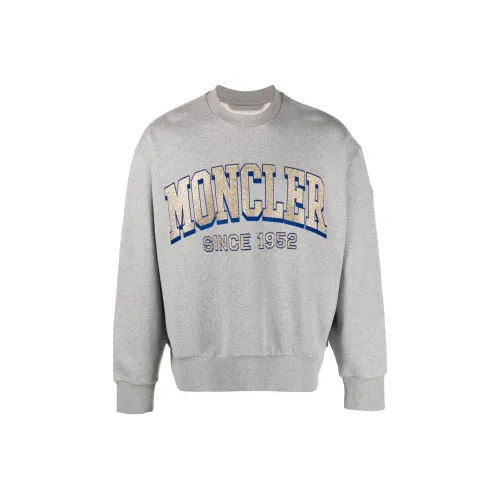 Moncler SS23 Свитшот Мужской Серый