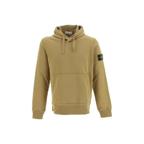Stone Island Имбирно-желтый Мужские Свитшоты
