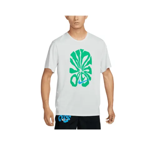 nike Длина шагового шва (передняя задняя посадка) 365Dri Форма RUN ENERGY T Рубашка Мужская Белая