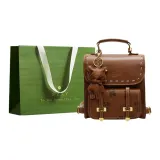 Коричневый + Украшение + Сумка для покупок