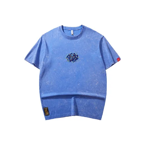 DABAISHA Синий Мужская T-Рубашка