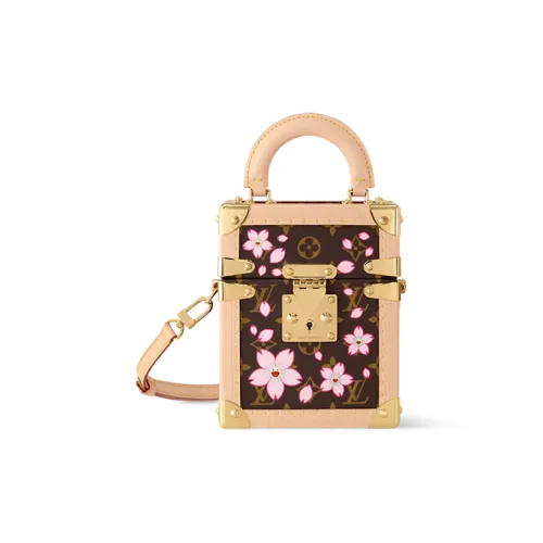 LOUIS VUITTON Takashi Murakami Collaboration CAMERA BOX Монограмма Покрытый холст Сумка через плечо Сумка