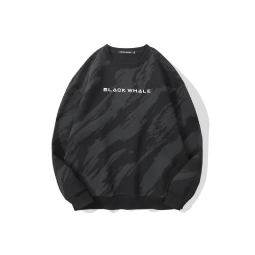 HLA JEANS Черный узор 13 Мужские свитшоты